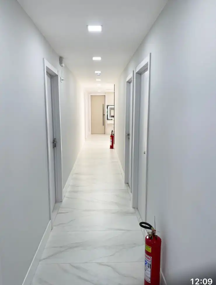 Corredor da clínica